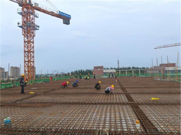 涨声操盘 中国医科大学生物医药产教融合实训基地项目主体结构封顶